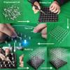 Hexidos 8x8x8 LED Cube DIY Electronic Soldering Project Kit, User Needs to Solder The LED, Displayed Content Can Be Modified [3D8C-BLUE] view 3