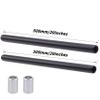 Fotga 2 Pack 20inch / 50cm Aluminum 15mm Rod for 15mm Rail Base Plate System DSLR Follow Focus Matte Box Camera Cage Shoulder Pad view 2