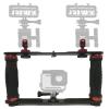 Aluminium Alloy Underwater Video Light Stabilizer Tray for Action Camera and Any Other Camera with 1/4 inch Screw Hole for Videomaker Film-Maker Video-grapher view 1