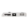 Ilford Sprite 35-II Reusable/Reloadable 35mm Analog Film Camera (Silver and Blue) view 2