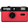 Ilford Sprite 35-II Reusable/Reloadable 35mm Analog Film Camera (Red and Black) view 1