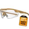 HTS HUNTERSKY S57 Clear Lens Ballistic Tactical Shooting Glasses ANSI Z87+ UV400 Anti-Fog Eyewear for Airsoft Range Security and Outdoor Sports, for Men and Women view 1