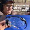 HTS HUNTERSKY S57 Clear Lens Ballistic Tactical Shooting Glasses ANSI Z87+ UV400 Anti-Fog Eyewear for Airsoft Range Security and Outdoor Sports, for Men and Women view 3