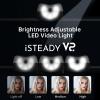 Hohem iSteady V2 Gimbal Stabilizer for Smartphone w/AI Visual Tracking LED Video Light Auto Zoom Foldable Gimbal for iPhone13/12 Pro Max,for Samsung S20 for YouTube TikTok Live Video,3-Axis Gimbal view 3
