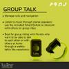 TWIINS HF Group Talk Bluetooth Motorcycle Helmet Communication Headset view 3