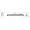 44 in. Balance Stamped No. 4340 with Ends 60-507 & 60-501 Attached Window Channel Pack of 4 view 1
