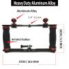 Aluminium Alloy Underwater Lights Dive Light Video Light Stabilizer Tray Handheld Handle Stabilizer Support Bracket Camera Mount for Action Camera and Any Other Camera with 1/4 inch Screw Hole view 2