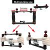 Aluminium Alloy Underwater Lights Dive Light Video Light Stabilizer Tray Handheld Handle Stabilizer Support Bracket Camera Mount for Action Camera and Any Other Camera with 1/4 inch Screw Hole view 3