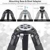ARTCISE AS88C Carbon Fiber Tripod With 75mm Bowl and Adapter - Heavy Duty Camera Tripod, 10 Layers, 36mm Leg Tube, Max Load 77Lbs/35kg (Small Size AS90C) view 4