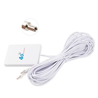 POBADY 4G/3G LTE Antenna TS9 Male Adapter 5dBi Patch Antenna WiFi Antenna Amplifier 3M 9.8ft Cable Compatible with 4G/3G/2G Mobile Router WiFi Antenna WLAN Wireless Bluetooth