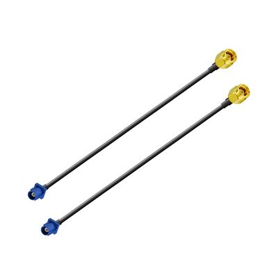 POBADY 2PCS Fakra C Male to SMA Male GPS Antenna Cable RG174 Antenna Extension Cable 15CM/6 Inch Car GPS Antenna Navigation Module GPS Tracking DVR