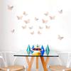 3D Butterfly Wall Stickers, 72Pcs 3 Sizes 3 Styles, Removable Metallic Wall Decals Fridge Sticker Room Mural Decoration for Kids Bedroom Nursery Classroom Party Wedding Decor DIY Gift (Rose Gold) view 3