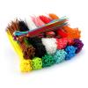 100Pcs Self-locking Nylon Cable Ties For Home Cable Management Labels Plastic Loop Ties Plastic Wire Zip Binding Wrap Straps Mix 10 Color (2.5 * 200/2.5 * 150/2.5 * 100) (Color : 100mm) view 1
