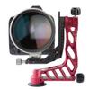 ProMediaGear GKJr. Katana Pro Aluminum Gimbal Head with Arca Type Cradle for Telephoto Lenses, Red view 1