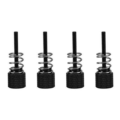 4Pcs/Pack Aluminum M3 Installation Screws for CPU Water Cooling Block, for 1150 1151 1155 1156 1366 775(Black)