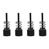 4Pcs/Pack Aluminum M3 Installation Screws for CPU Water Cooling Block, for 1150 1151 1155 1156 1366 775(Black) view 1