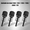 4Pcs/Pack Aluminum M3 Installation Screws for CPU Water Cooling Block, for 1150 1151 1155 1156 1366 775(Black) view 2