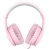 RORSOU R10 Over-Ear Headphones with Microphone, Lightweight Folding Stereo Bass Headset with 1.5M No-Tangle Cord, Portable Wired Headphones for Smartphone Tablet Computer MP3 / 4 (Pink) view 2