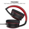 RORSOU R10 Over-Ear Headphones with Microphone, Lightweight Folding Stereo Bass Headset with 1.5M No-Tangle Cord, Portable Wired Headphones for Smartphone Tablet Computer MP3 / 4 (Black) view 3