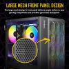 Antec NX200 M, Micro-ATX Tower, Mini-Tower Computer Case with 120mm Rear Fan Pre-Installed, Mesh Design in Front Panel Ventilated Airflow, NX Series, Black, (CJ11132623) view 3