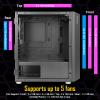Antec NX200 M, Micro-ATX Tower, Mini-Tower Computer Case with 120mm Rear Fan Pre-Installed, Mesh Design in Front Panel Ventilated Airflow, NX Series, Black, (CJ11132623) view 4