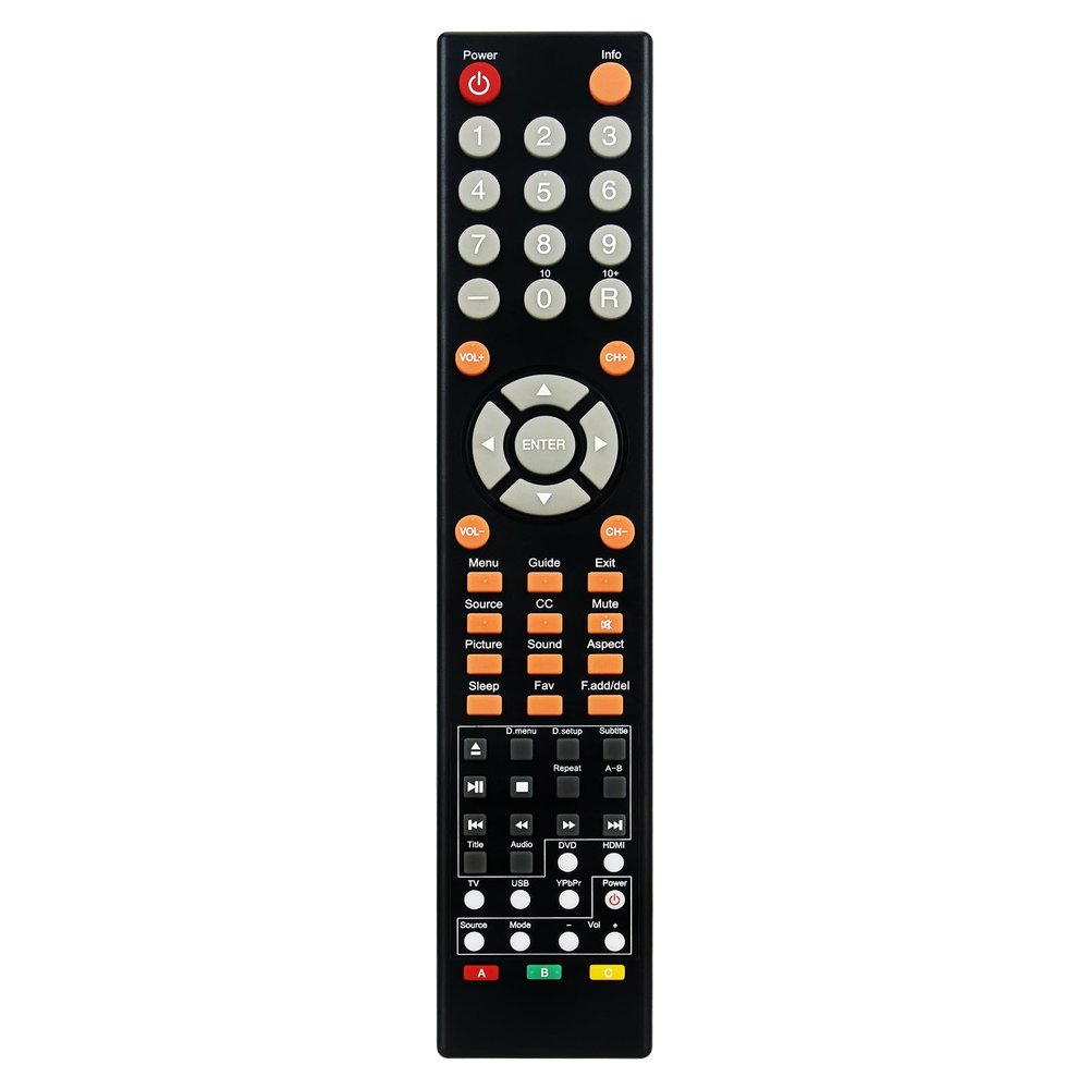 8142026670002C Replaced Remote Control Compatible with Sceptre TV E325BDFSR E405BD-FR E325BD-SRD E325BD-FSRD E325BD-SRC E328WD-SR E405BD-FRD E325BD-FSR E165BDSS E165BD-SS E165WDSS E165WD-SS