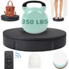 Prolee 360 Degree Rotating Turntable 12 Inch, 350lbs Capacity for Photography, Heavy Duty, Automatic Remote Control Display Platform with 5 Colour Surface Covers and Carry Bag view 1