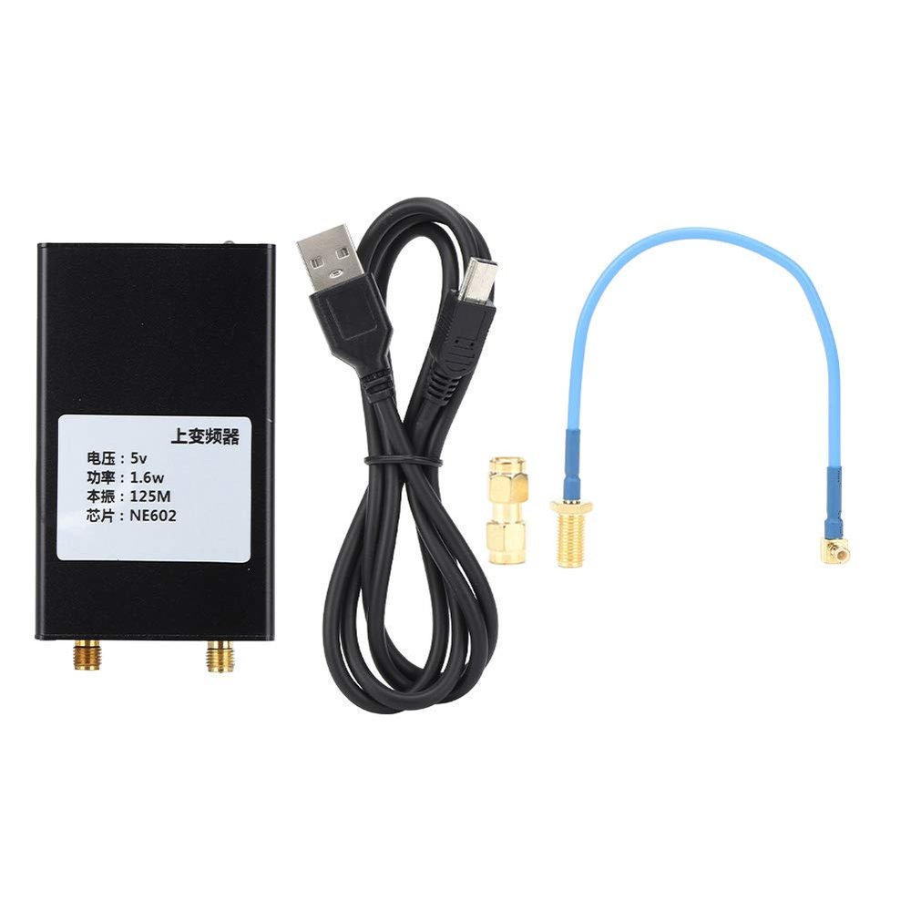 EVTSCAN 0.15 MHz to 30 MHz Wideband HF Upconverter, with HF IF Dual SMA Output, 125MHz LO Frequency, for RTL2832U SDR Receivers and Software, for Shortwave Signals