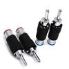 4pcs Hi-end Rhodium Plated Audio Video Speaker Jack 8mm Self-locking Male Banana Plug speaker Interconnector cale connector (Bundle : 4pcs) view 2