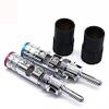 4pcs Hi-end Rhodium Plated Audio Video Speaker Jack 8mm Self-locking Male Banana Plug speaker Interconnector cale connector (Bundle : 4pcs) view 4
