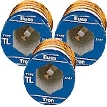 Bussmann - Cooper BP-TL-20 3 Count 20 Amp Time Delay Plug Fuses