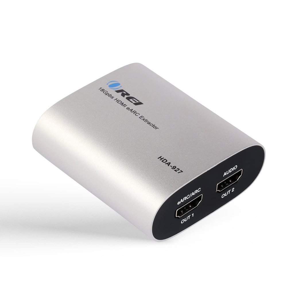OREI eARC 4K 60Hz Audio Extractor Converter 18G HDMI 2.0 ARC Support - HDCP 2.2 - Dolby Digital/DTS Passthrough CEC, HDR, Dolby Vision Supported (HDA-927)