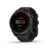 Garmin Approach S42, GPS Golf Smartwatch, Lightweight with 1.2" Touchscreen, 42k+ Preloaded Courses, Gunmetal Ceramic Bezel and Black Silicone Band, 010-02572-10 (Renewed) view 1