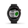 Garmin Approach S42, GPS Golf Smartwatch, Lightweight with 1.2" Touchscreen, 42k+ Preloaded Courses, Gunmetal Ceramic Bezel and Black Silicone Band, 010-02572-10 (Renewed) view 2