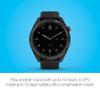 Garmin Approach S42, GPS Golf Smartwatch, Lightweight with 1.2" Touchscreen, 42k+ Preloaded Courses, Gunmetal Ceramic Bezel and Black Silicone Band, 010-02572-10 (Renewed) view 3