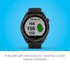 Garmin Approach S42, GPS Golf Smartwatch, Lightweight with 1.2" Touchscreen, 42k+ Preloaded Courses, Gunmetal Ceramic Bezel and Black Silicone Band, 010-02572-10 (Renewed) view 4