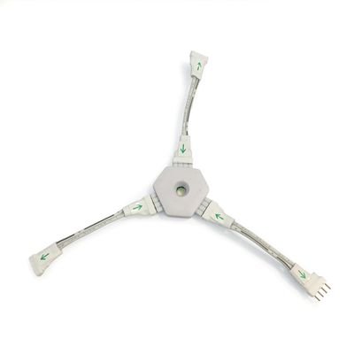 NoraLighting NARGB-700W Y Splitter Cable for RGB & CCT Tape Light, White