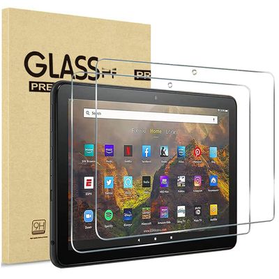 [2 Pack] TDA Trading Screen Protector For Amazon Fire HD 10/ Fire HD 10 Plus/Fire HD 10 Kids Pro 10.1-inch Tablet (2021 Released, 11th Generation) 9H Hardness Premium Tempered Glass Screen Protector
