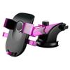 DXIUMZHP Vehicle Mounts Suction-Cup Phone Mount Car Mobile Phone Suction Cup Bracket, The Instrument Panel Navigation Supports The Mobile Phone Holder (Color : Purple) view 1