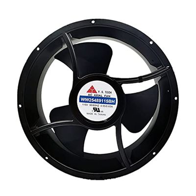 WW25489115BH Y.STECH 115V 0.55/0.65A 25489mm Cooling Fan
