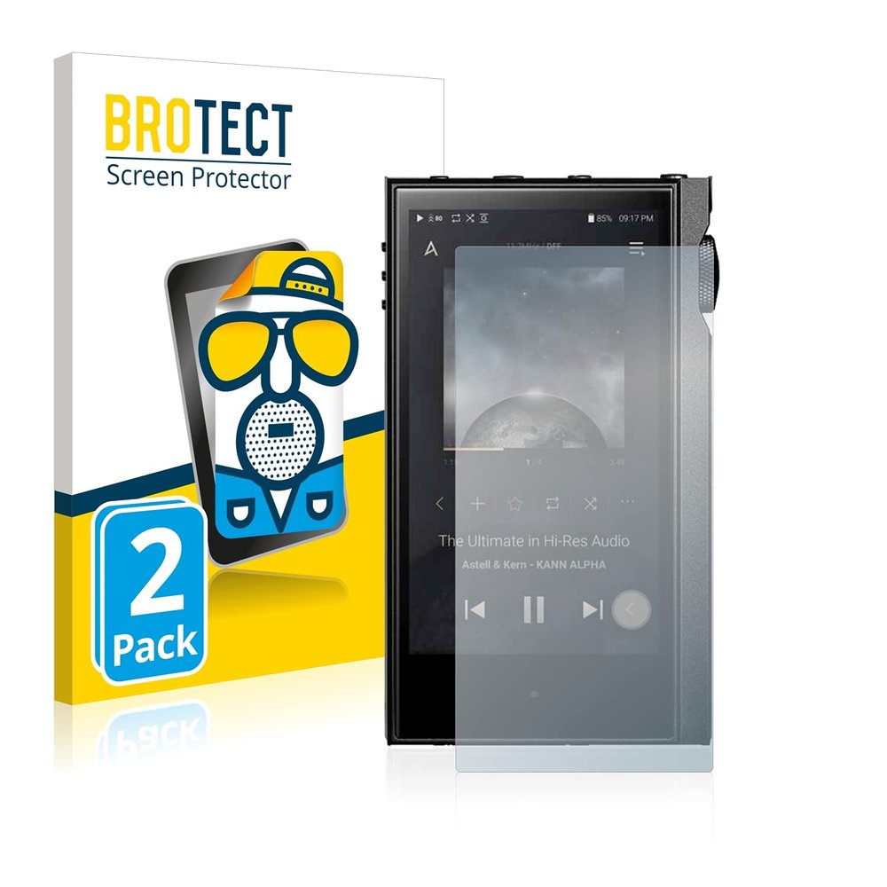 BROTECT. 2X Matte Screen Protector for Astell&Kern Kann Alpha, Matte, Anti-Glare, Anti-Scratch