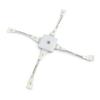 NoraLighting NARGB-701W X Splitter Cable for RGB & CCT Tape Light, White view 1
