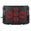 Enhance Cryogen 2 Laptop Cooling Pad (Red) - Upto 17" Screen Size Notebook, Gaming Console Support - 5 Fan(s) - 523.6 gal/min - Red view 2