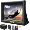VEVOR Inflatable Movie Screen 20FT Inflatable Projector Screen for outside with 350W Air Blower Inflatable Screen Oxford Fabric Material Blow Up Screen for Outdoor Movie Supports Front/Rear Projection view 1