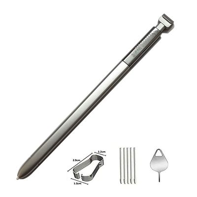 A-creator Chromebook Plus V2 Stylus Pen Replacement for Samsung Chromebook Plus V2 XE520QAB-K01US XE520QAB-K02US XE520QAB-K03US XE525QBB XE521QAB Stylus Touch S Pen + TipsNibs (Silver)