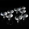 Raguso 8pcs 40mm Crystal Glass Knob Diamond Shaped Cabinet Handle Drawer Pull for Drawer Cabinet Wardrobe view 3