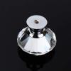Raguso 8pcs 40mm Crystal Glass Knob Diamond Shaped Cabinet Handle Drawer Pull for Drawer Cabinet Wardrobe view 4