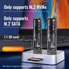 MAIWO K3016SD NVMe SATA SD 3 Bay SSD Docking Station, 10Gbps M.2 SSD Reader Adapter Enclosure, Compatible SD Express/M.2 NVMe SATA SSD. (Not Support Clone) view 2