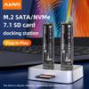 MAIWO K3016SD NVMe SATA SD 3 Bay SSD Docking Station, 10Gbps M.2 SSD Reader Adapter Enclosure, Compatible SD Express/M.2 NVMe SATA SSD. (Not Support Clone) view 3