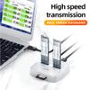 MAIWO K3016SD NVMe SATA SD 3 Bay SSD Docking Station, 10Gbps M.2 SSD Reader Adapter Enclosure, Compatible SD Express/M.2 NVMe SATA SSD. (Not Support Clone) view 4